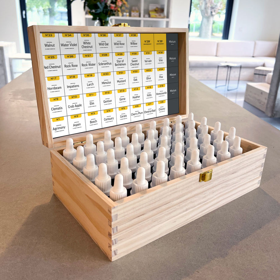 Bach Flower Set: All 38 Essences in Wooden Box | Lemon Shop