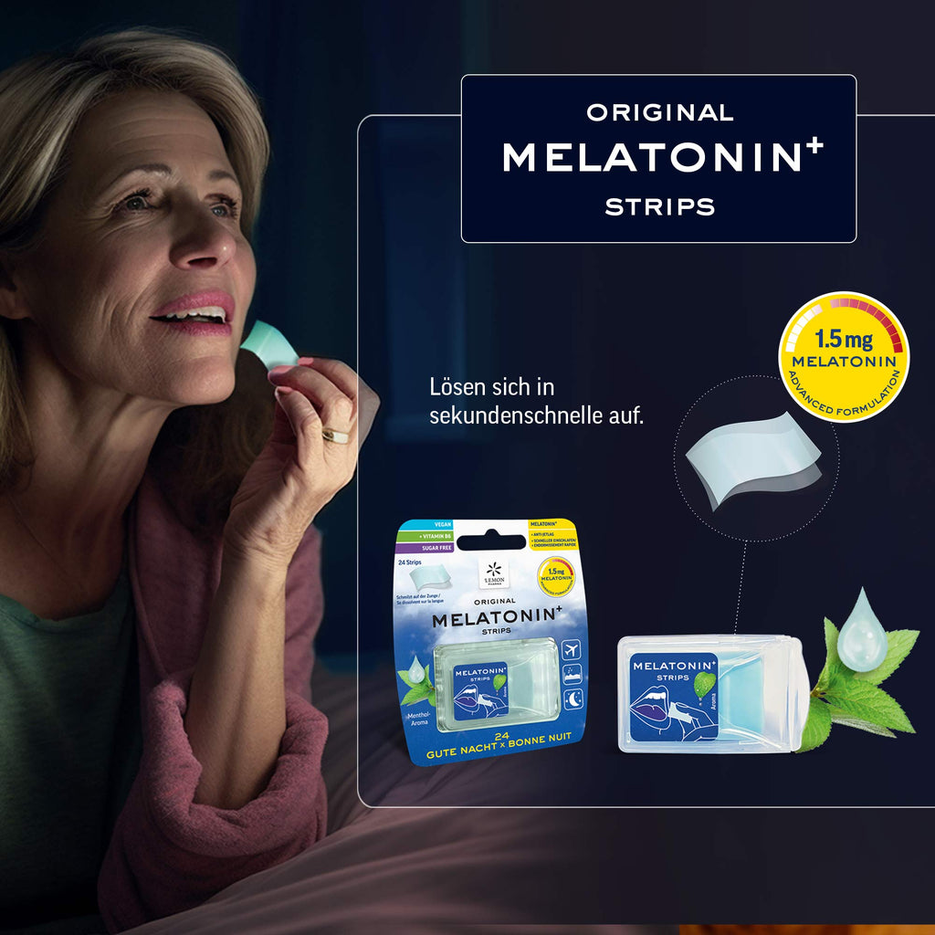 Melatonin Strips Zungenstreifen
