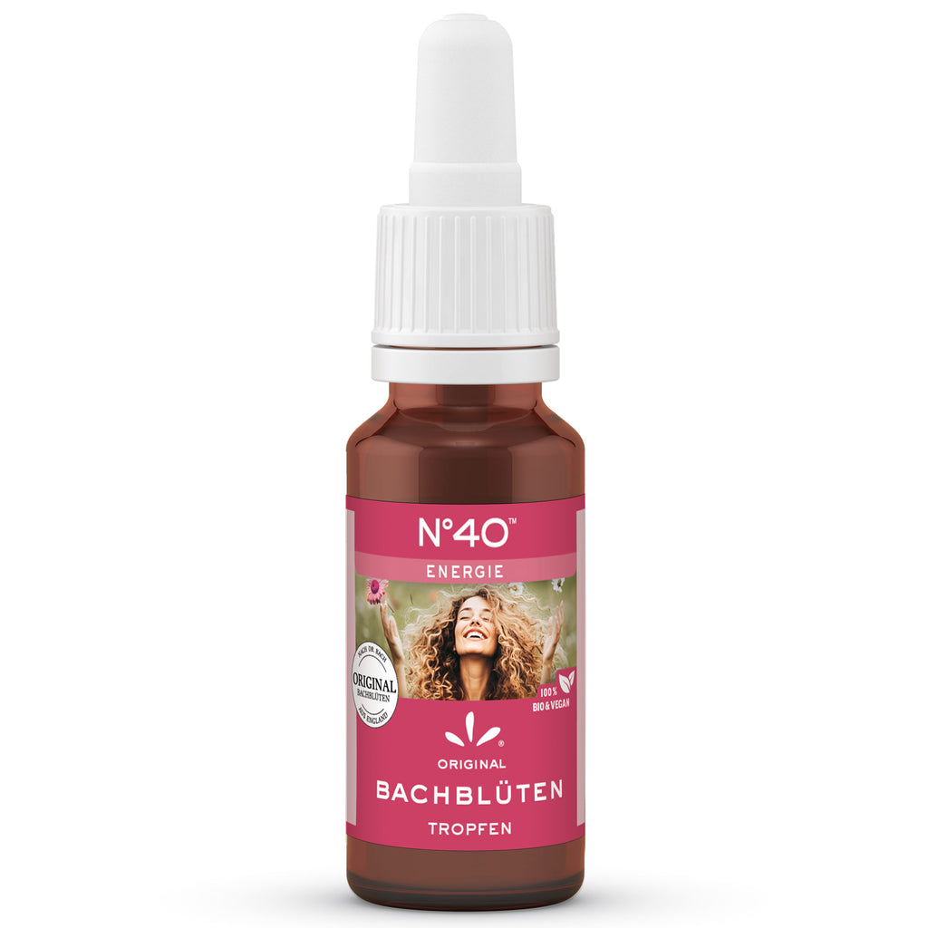 N°40 Bachblüten Energie Lemon Pharma Bio und Vegan