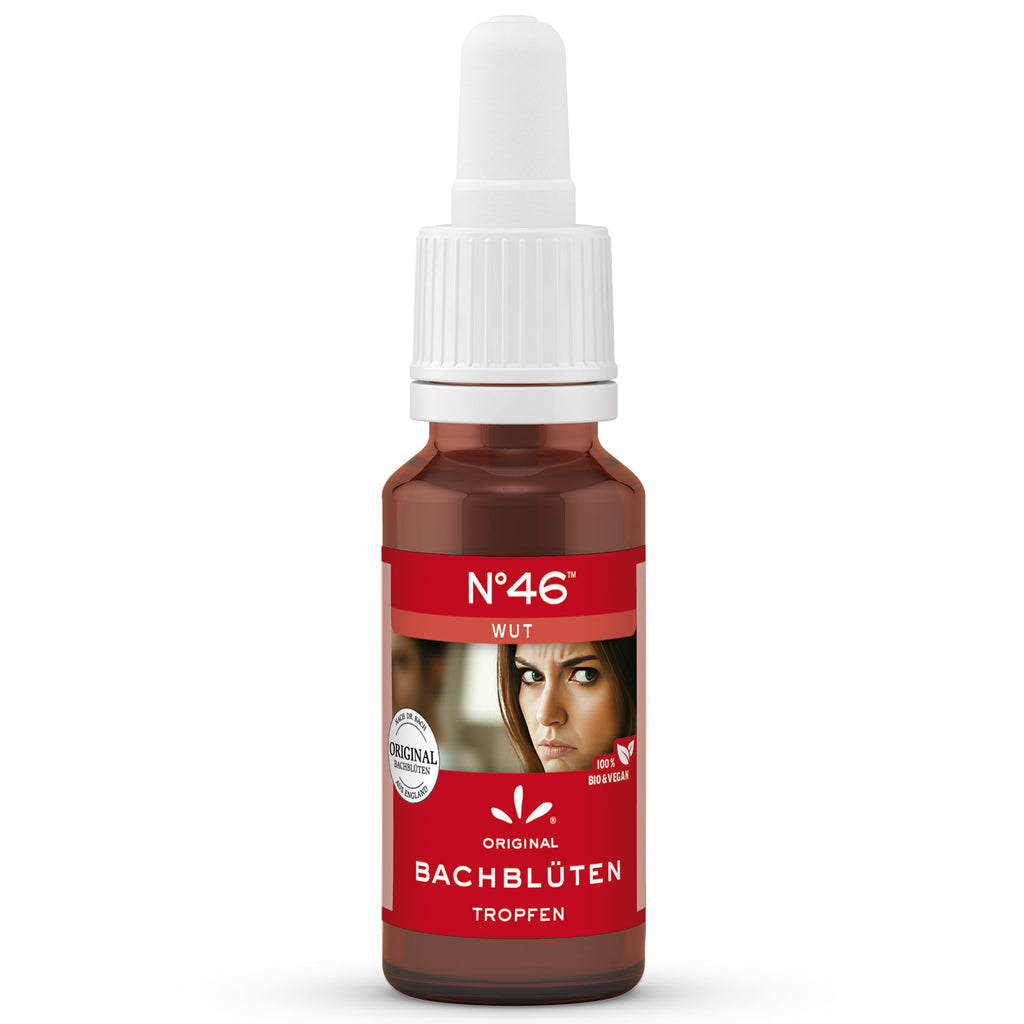 Original Bachblüten Tropfen N°46 Wut Lemon Pharma Bio Vegan