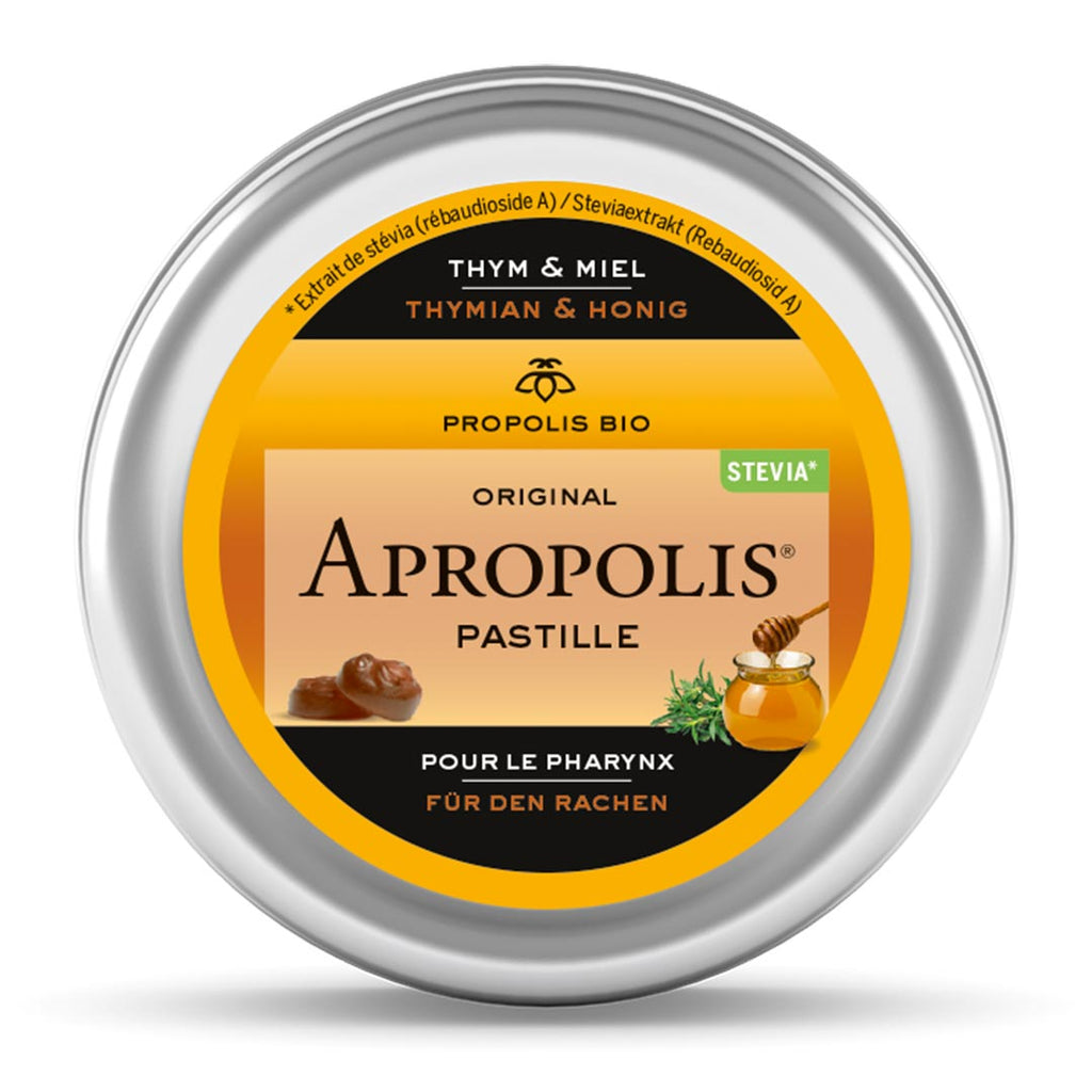 Propolis Pastille Apropolis Pastille Honey & Thyme Pour Le Pharynx Für den Rachen Lemon Pharma Pastille de propolis au goût de miel et de thym Pastilla de propóleo con sabor a miel y tomillo