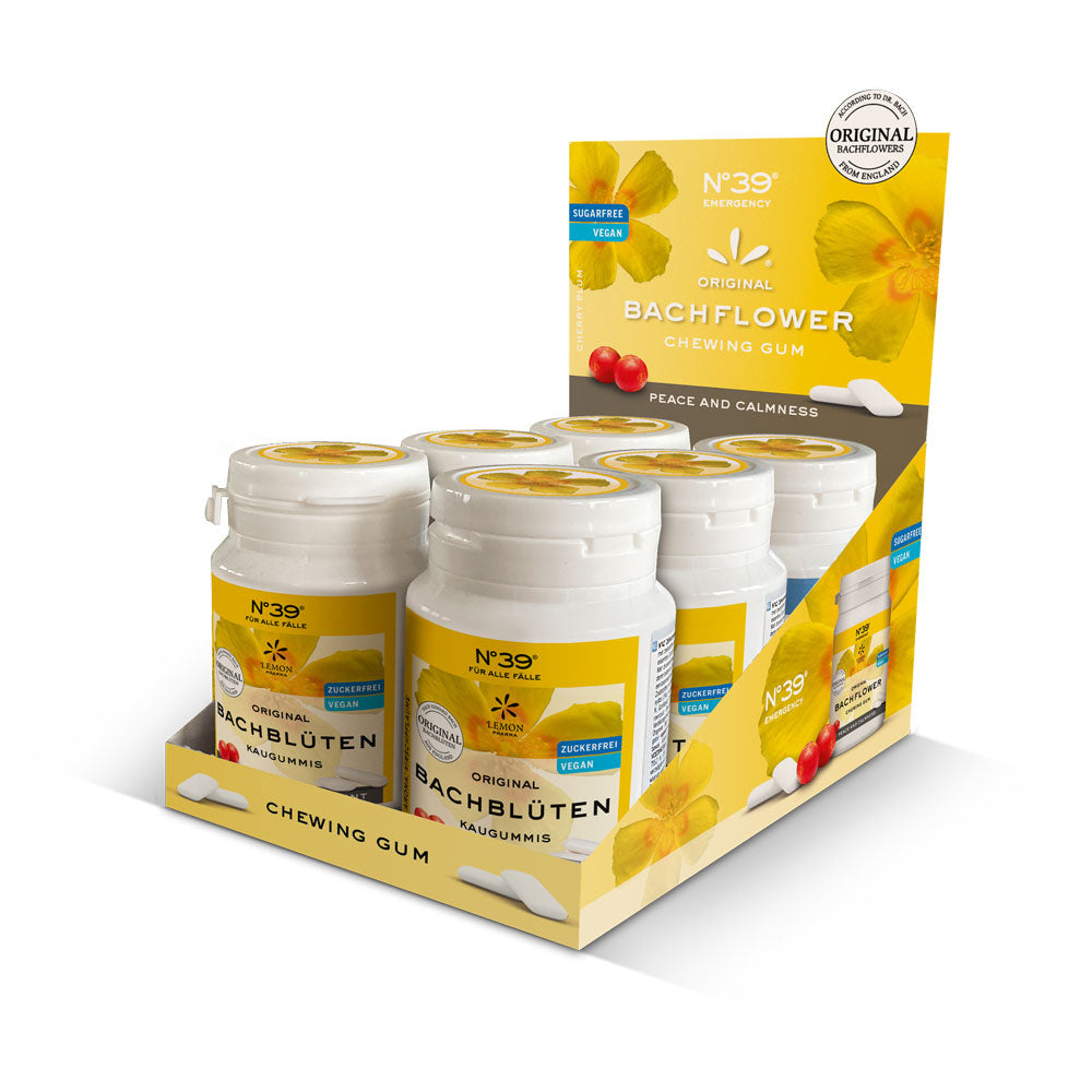 Bachblüten Kaugummi Nr 39 Für alle Fälle Notfall Emergency Lemon Pharma Dr. Bach 6er pack