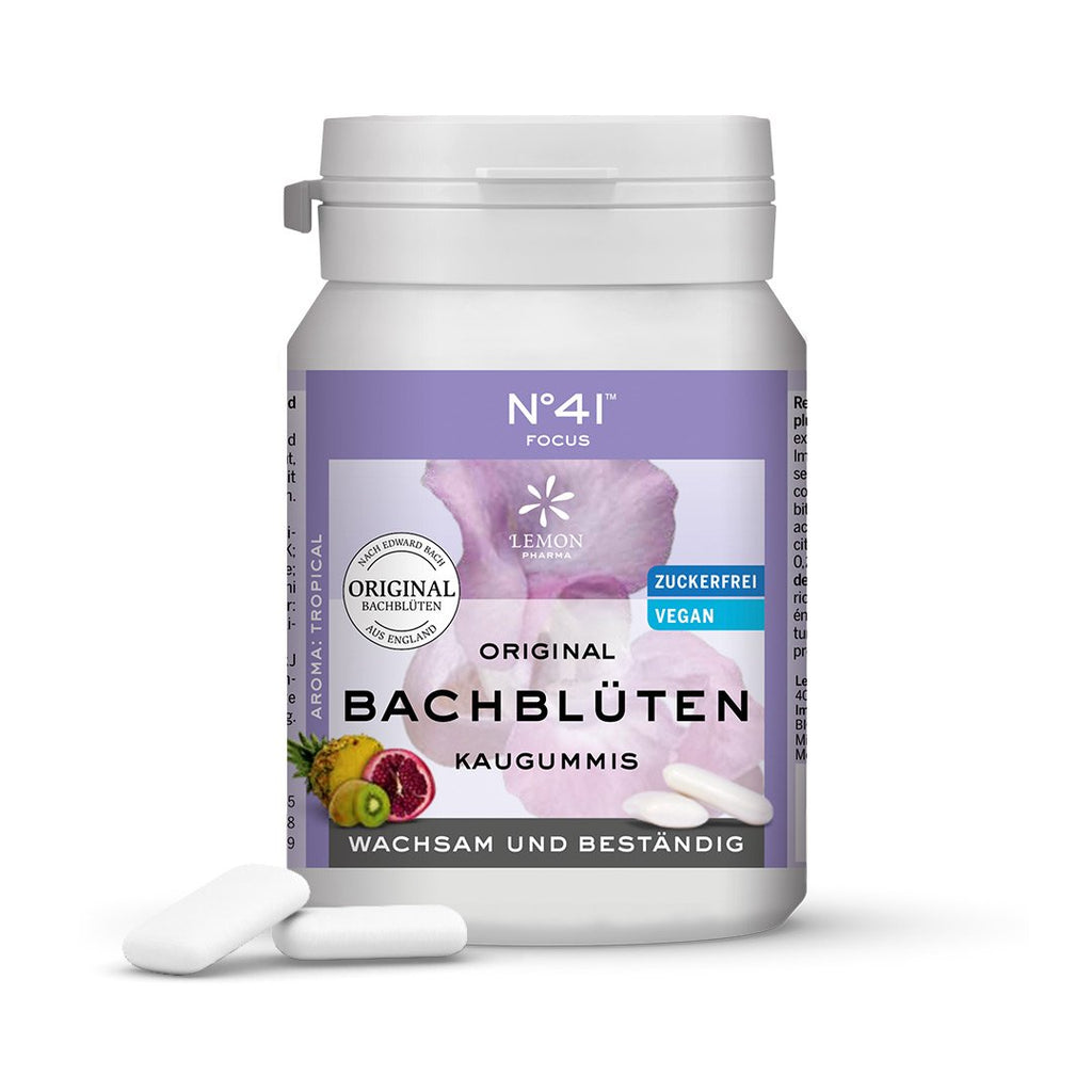 Bachblüten Kaugummi Nr 41 Focus Fokus Lemon Pharma Dr. Bach