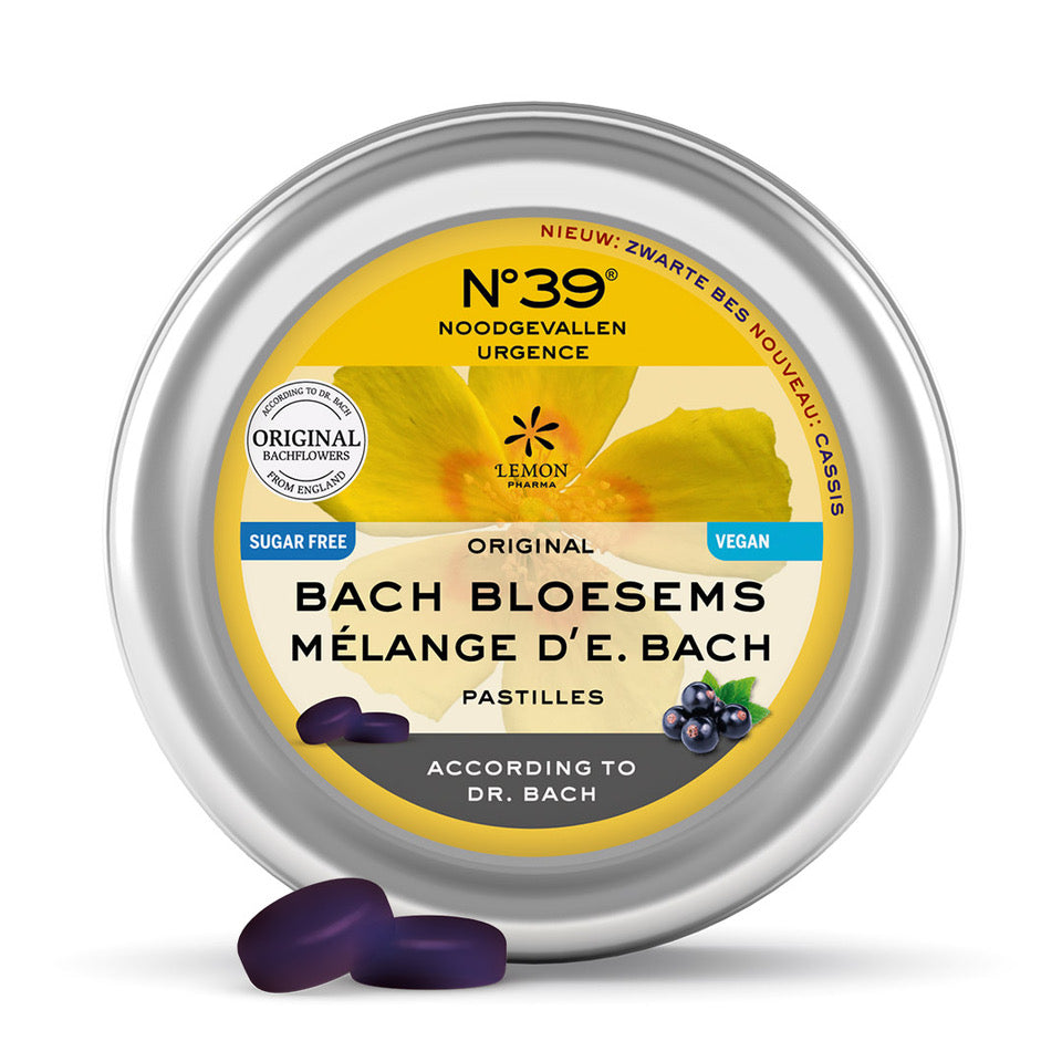 Bach Bloesems Pastilles Nr. 39 Nr 39 Noodgevallen Lemon Pharma Dr. Bach   Mélange d’E. Bach Pastilles Urgence Nr. 39 Nr 39 Lemon Pharma Dr. Bach