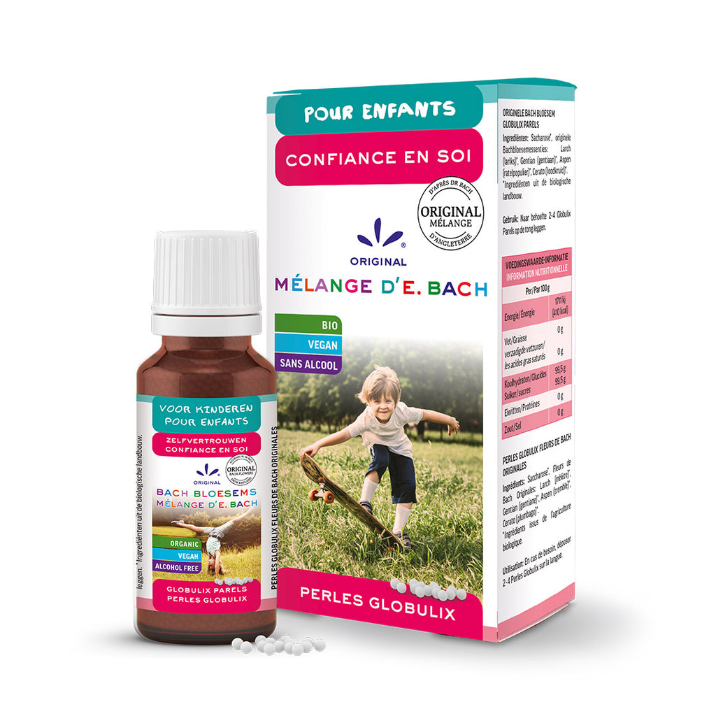 Mélange d’E. Bach pour enfants perles globulix confiance en soi Lemon Pharma Dr. Bach 