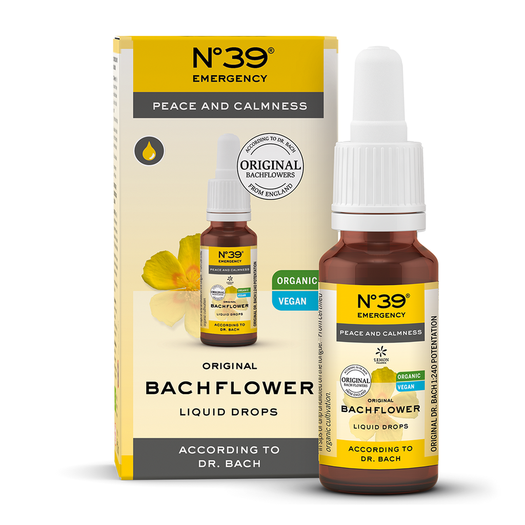 Bach flower Liquid drops Nr. 39 Nr 39 Emergency Peace and Calmness Lemon Pharma Dr. Bach