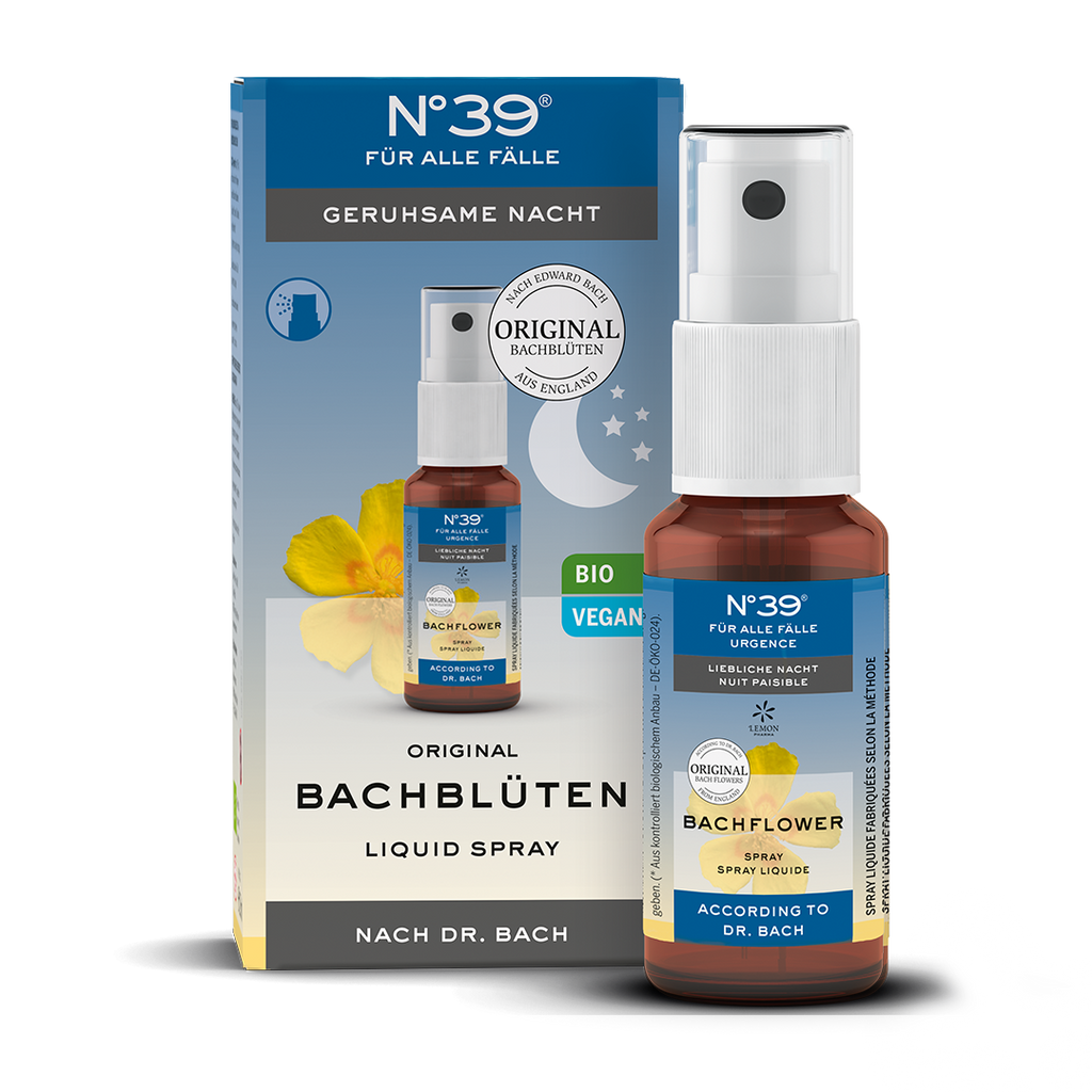 Bachblüten Nr. 39 Nr 39 Emergency Für alle Fälle Notfall Liquid spray geruhsame nacht Lemon Pharma Dr. Bach