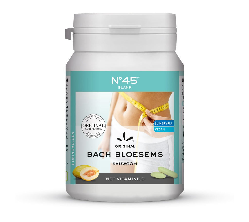 Bach Bloesems Kauwgom Nr 45 Nr. 45 slank Lemon Pharma Dr. Bach 