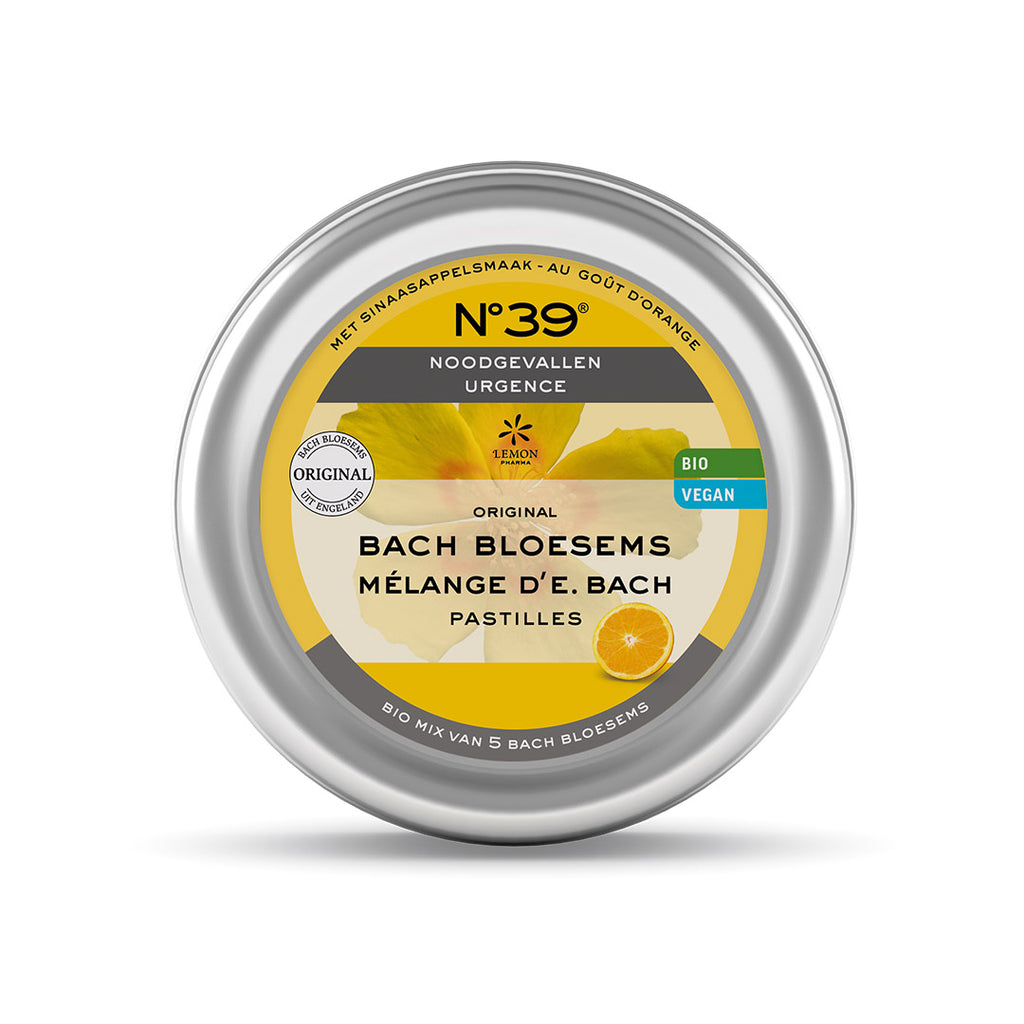 Bach Bloesems Pastilles Nr. 39 Nr 39 Noodgevallen Lemon Pharma Dr. Bach Bio   Mélange d’E. Bach Pastilles Urgence Nr. 39 Nr 39 Lemon Pharma Dr. Bach